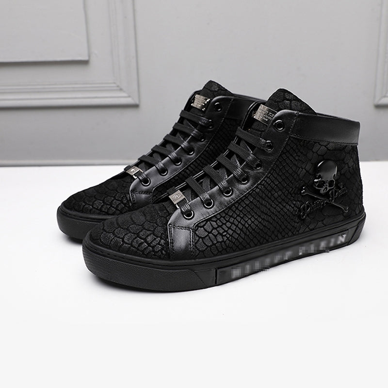 PP New Men's high-top leather Sneakers