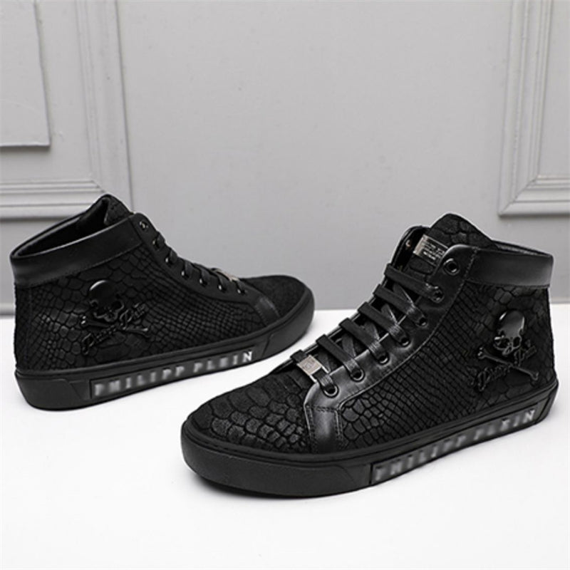 PP New Men's high-top leather Sneakers