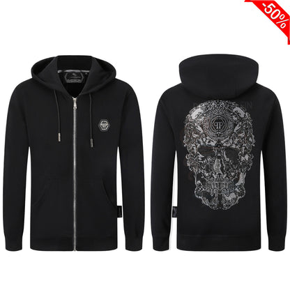 SOLA-Philpp New Skull Diamond Hoodie 