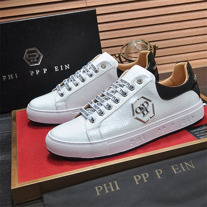 PP Men New Men's leather sneakers