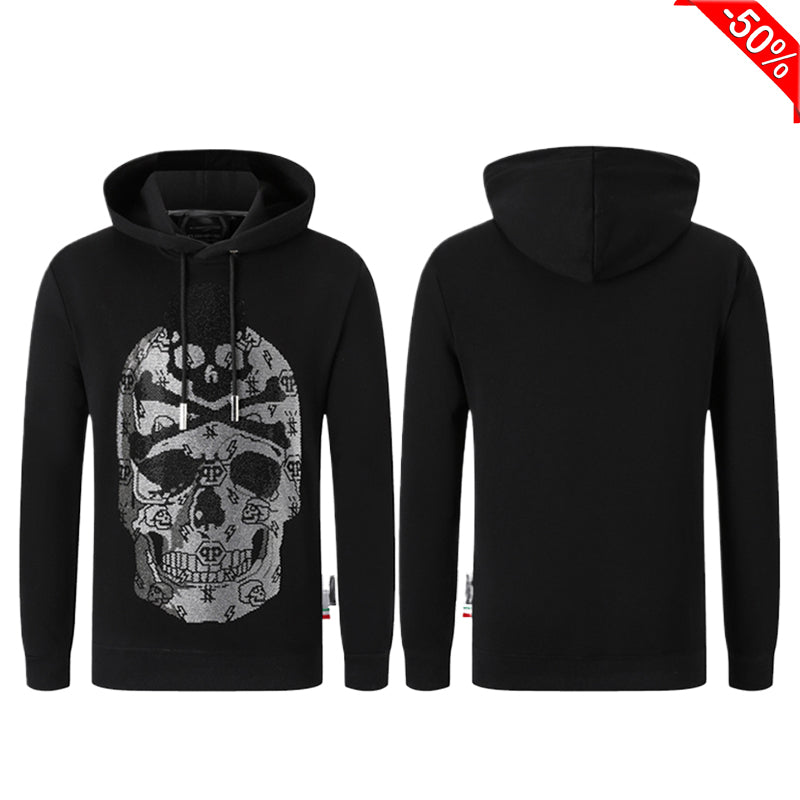 SOLA-Philpp New Skull Diamond Hoodie