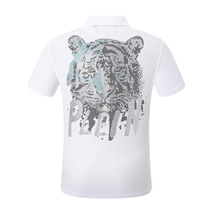 SOLA-PP Tiger Head Diamond POLO Shirt