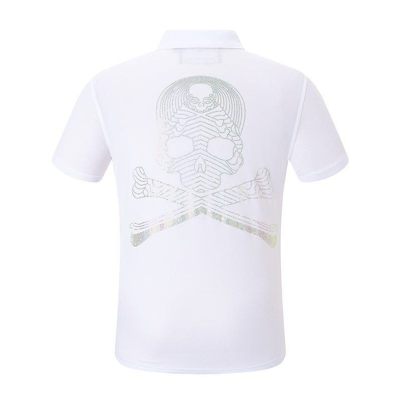 SOLA-PP PHILIPP Skull Diamond POLO-ĉemizo 