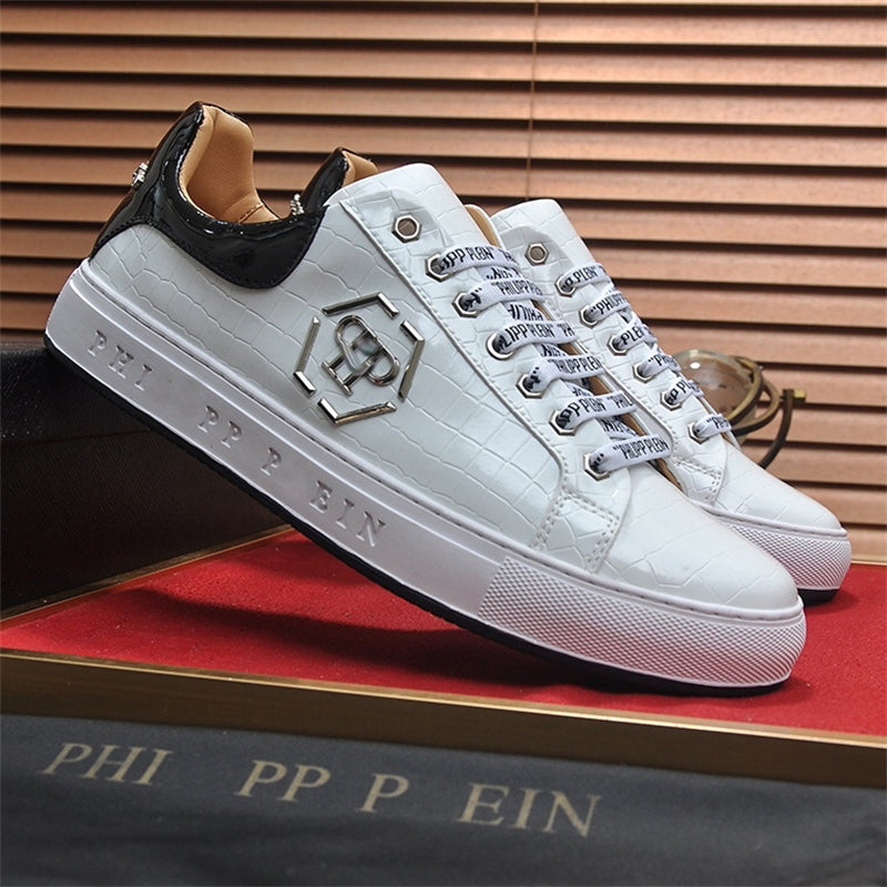 PP Men New Men's leather sneakers