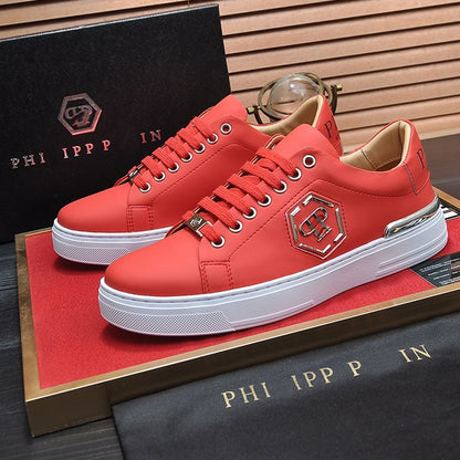 PP Men New Men's leather sneakers