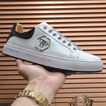 PP Men New Men's leather sneakers