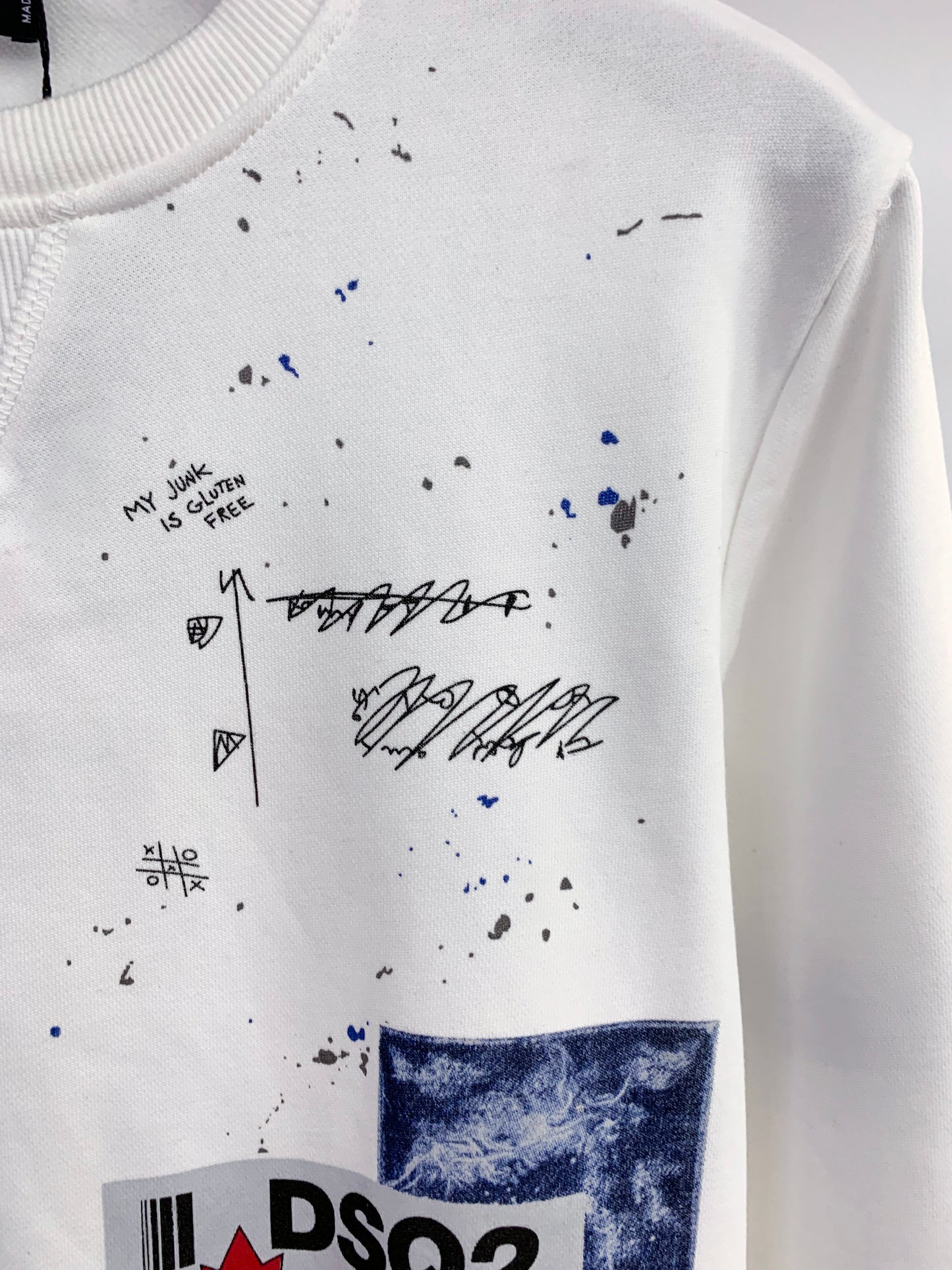 SOLA-DSQ2 2024ss Graffiti sweatshirt