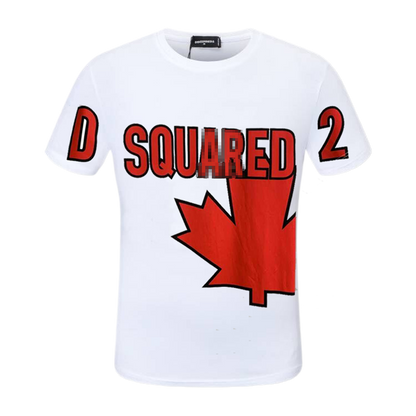 New-D2  Maple Leaf LOGO Cotton T-shirt