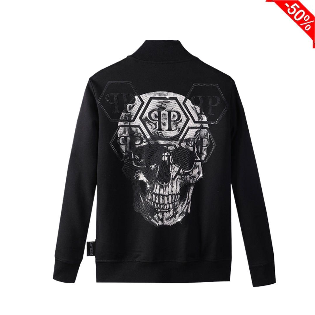 PP New Rhinestone Skull Sweatshirt