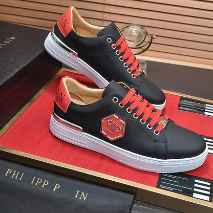 PP Men New Men's leather sneakers