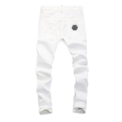 PP White Hole Jeans #8378