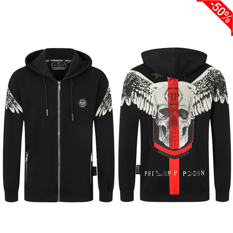 SOLA-Philpp New Skull Diamond Hoodie