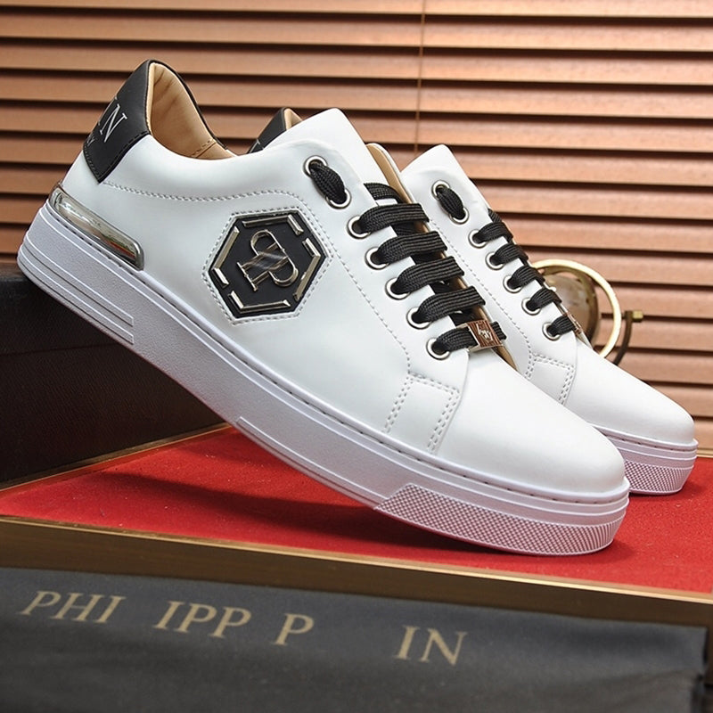 PP Men New Men's leather sneakers