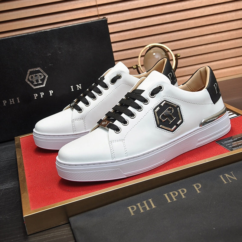 PP Men New Men's leather sneakers