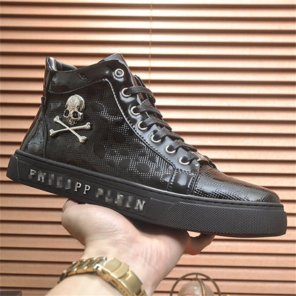 PP New Men's high-top leather Sneakers