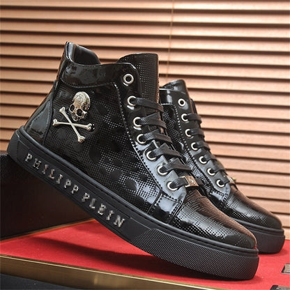 PP New Men's high-top leather Sneakers