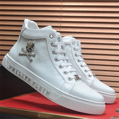 PP New Men's high-top leather Sneakers