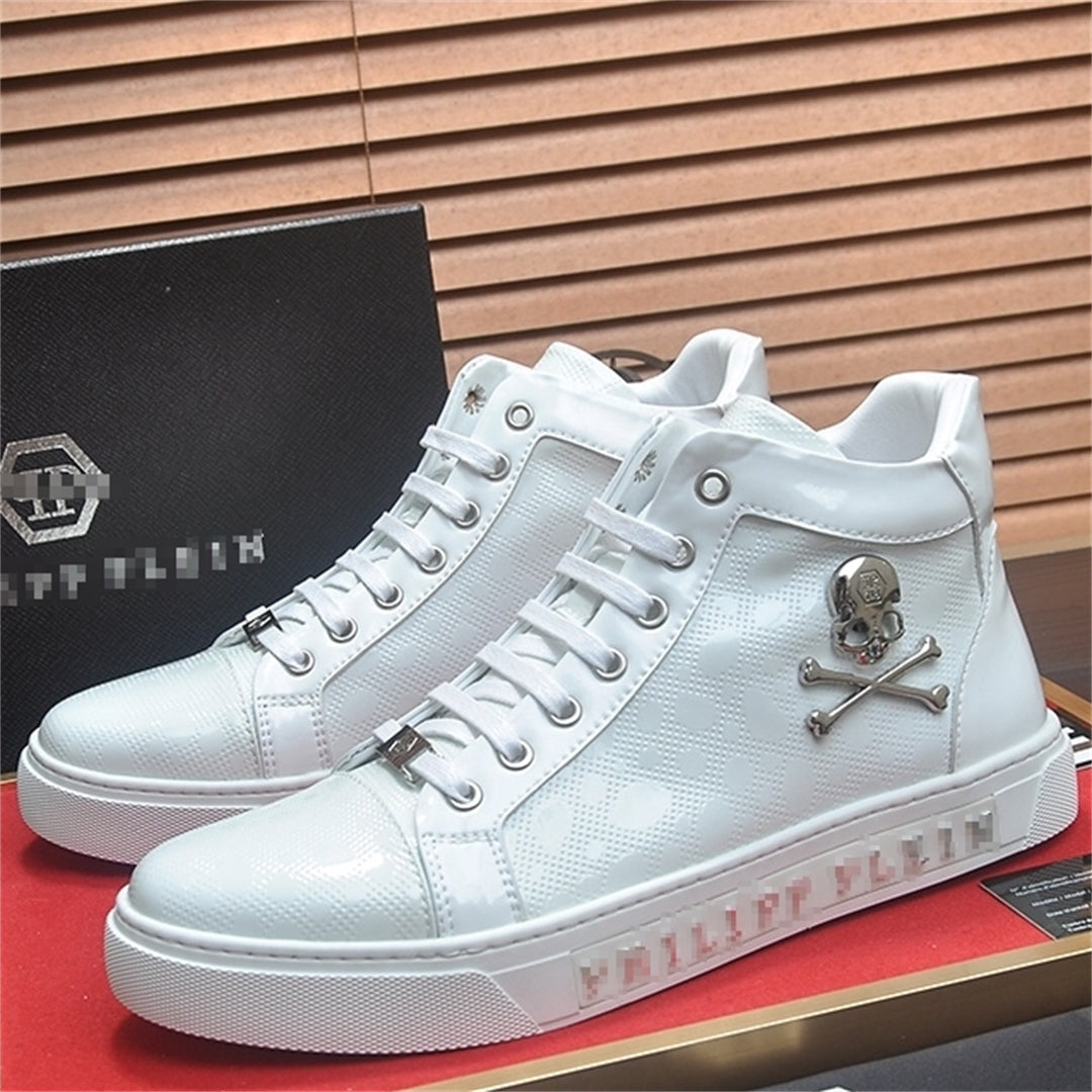 PP New Men's high-top leather Sneakers