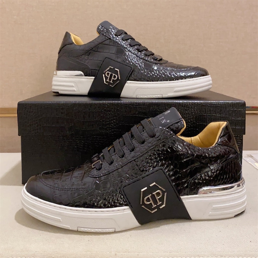 PP New letter leather Sneakers