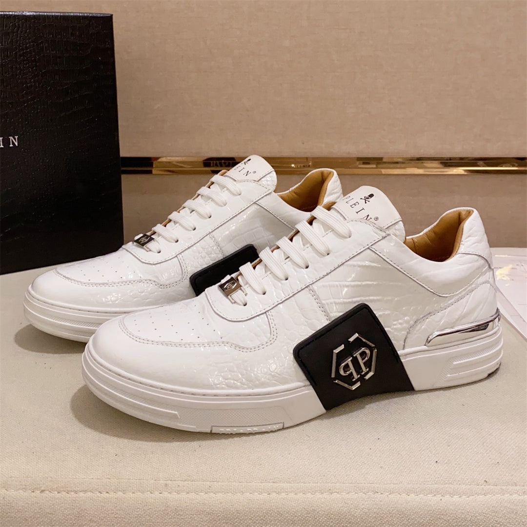 PP New letter leather Sneakers