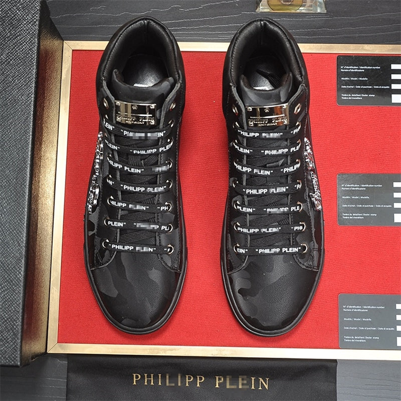 New high-top leather Sneakers