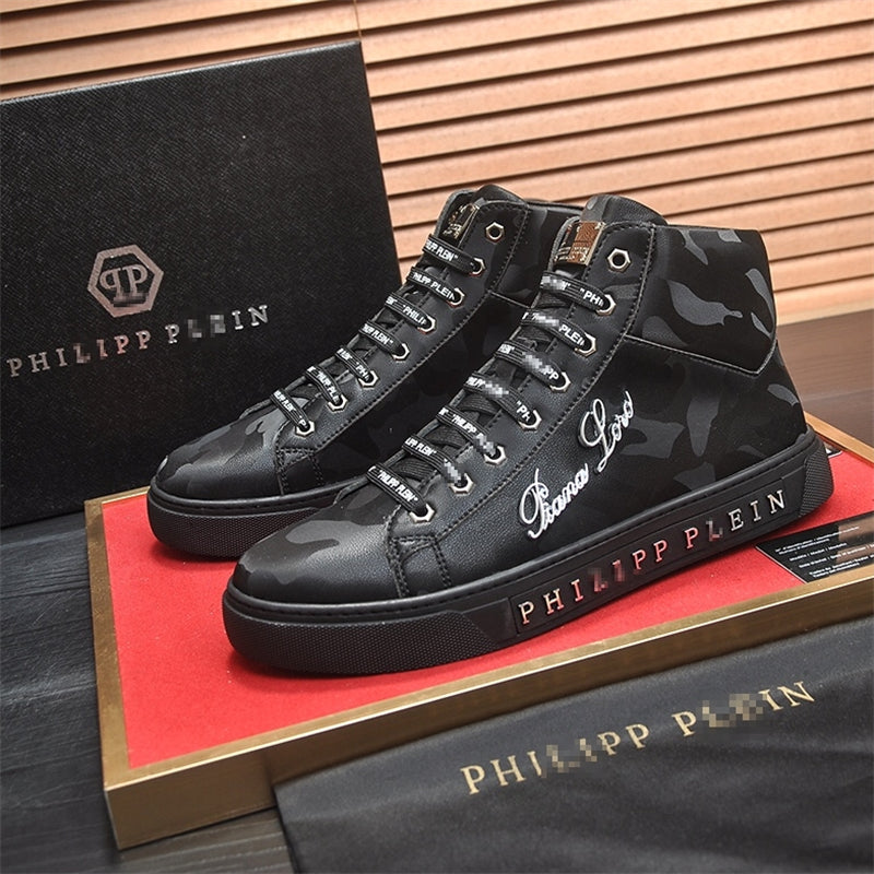 New high-top leather Sneakers