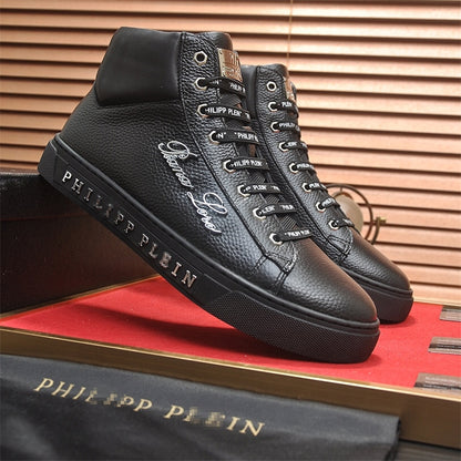 New high-top leather Sneakers