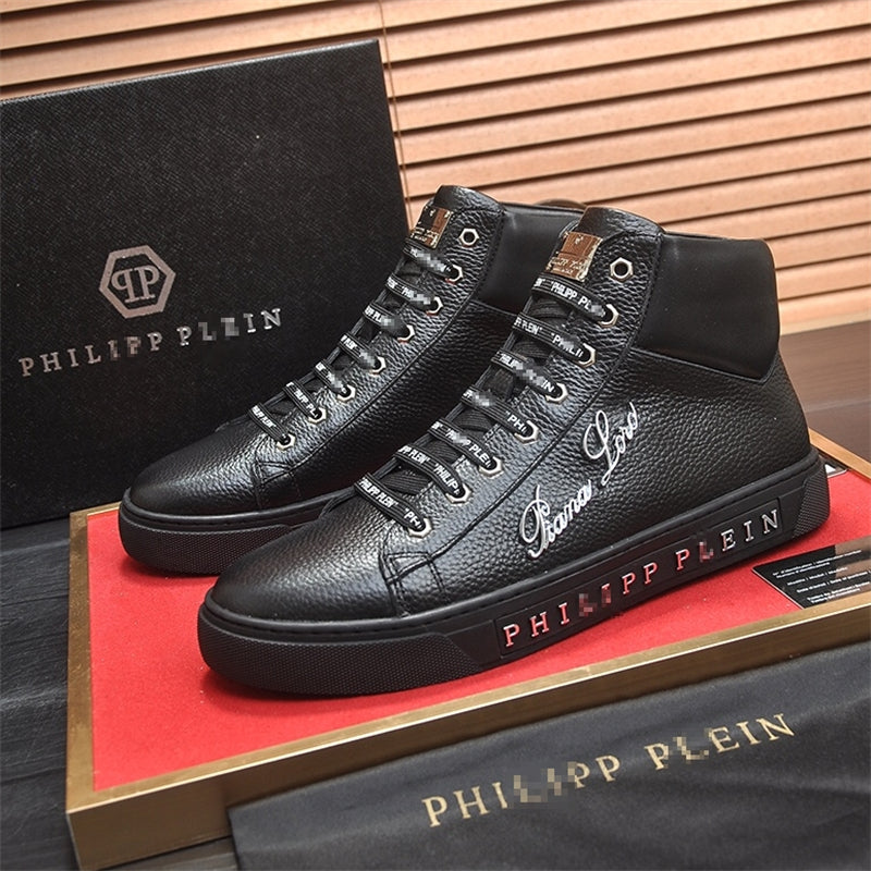 New high-top leather Sneakers