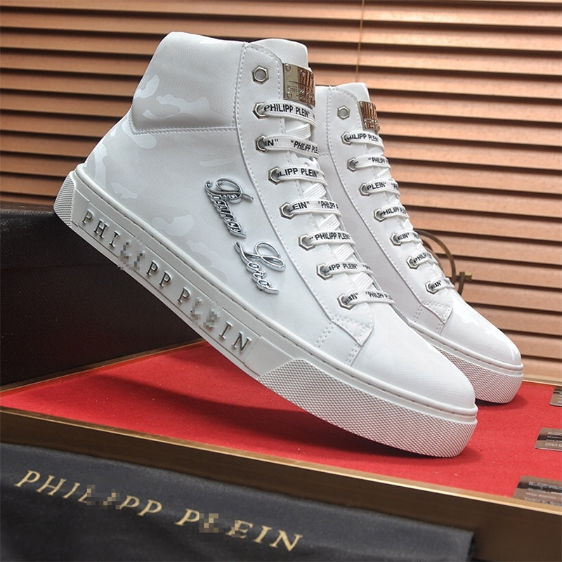 New high-top leather Sneakers