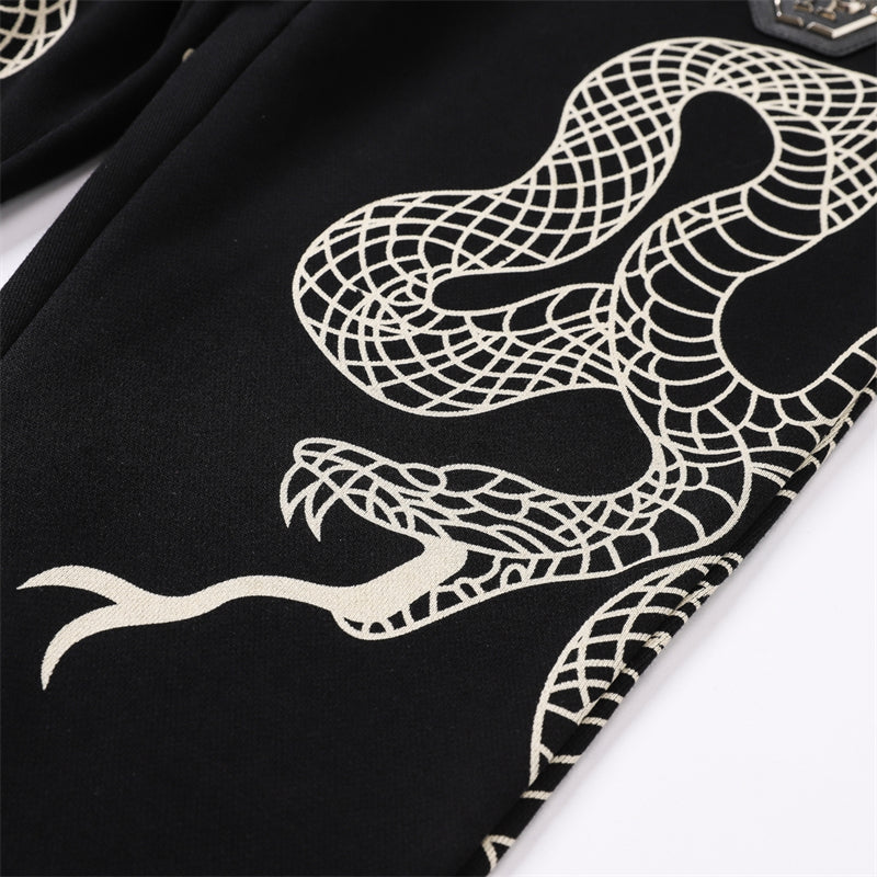 PP Men's Snake Print Sweatpants