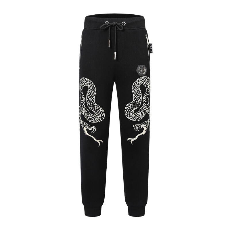 PP Men's Snake Print Sweatpants