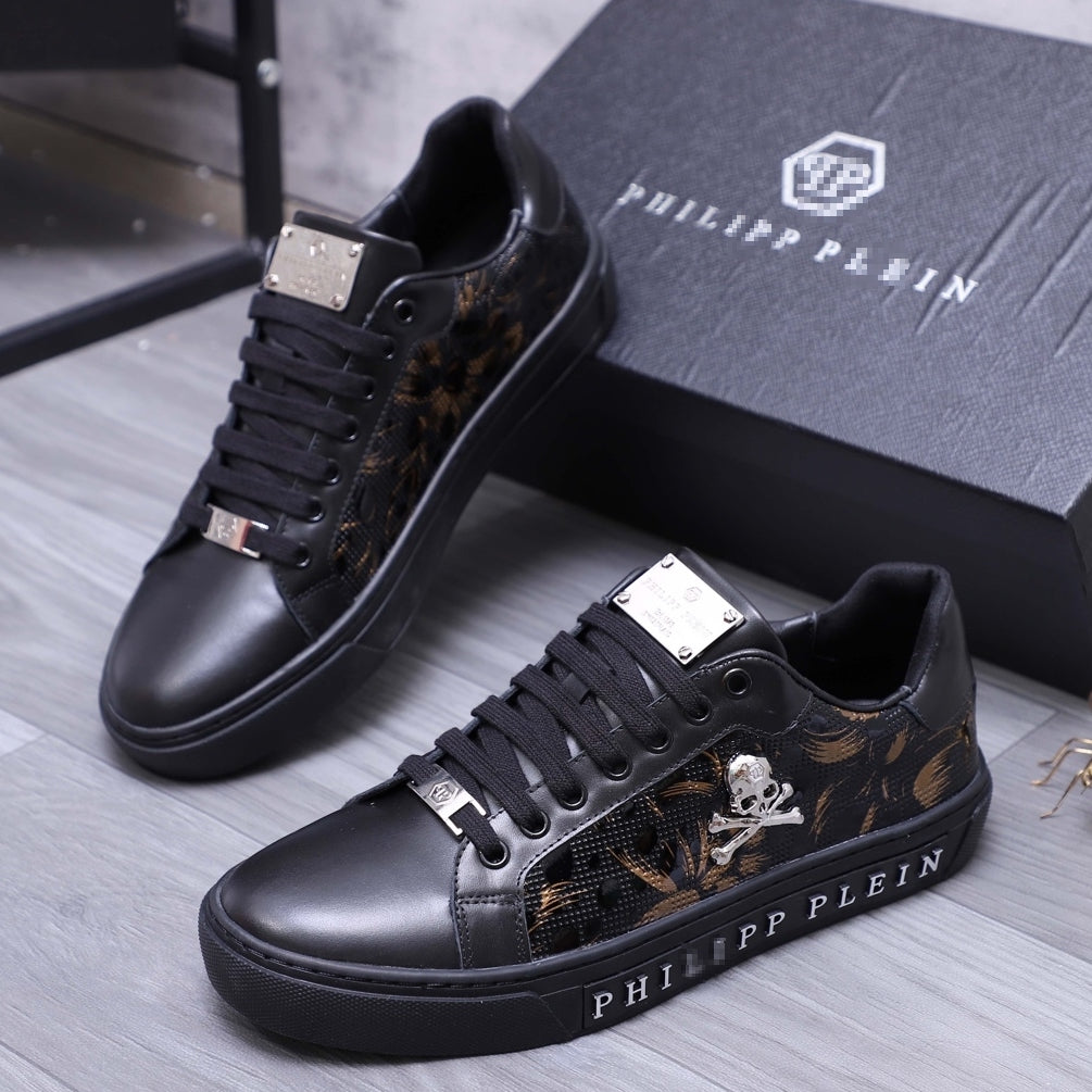 PP Men New Men's Skull Diamond Sneakers