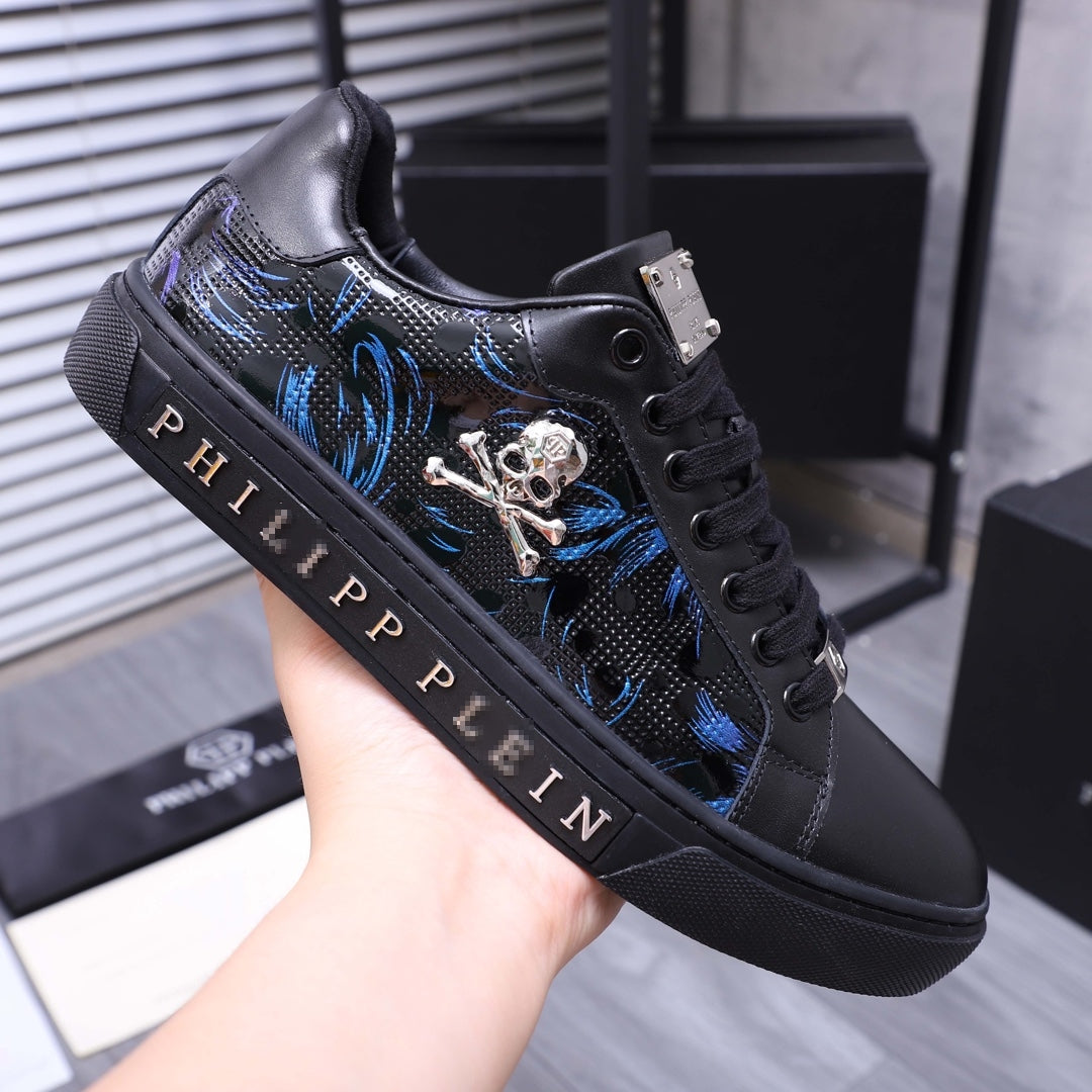 PP Men New Men's Skull Diamond Sneakers