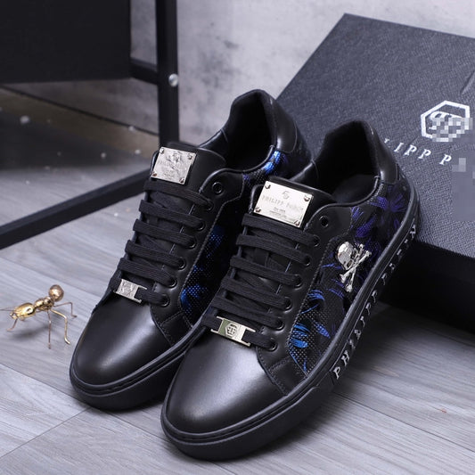 PP Men New Men's Skull Diamond Sneakers