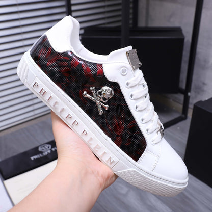 PP Men New Men's Skull Diamond Sneakers