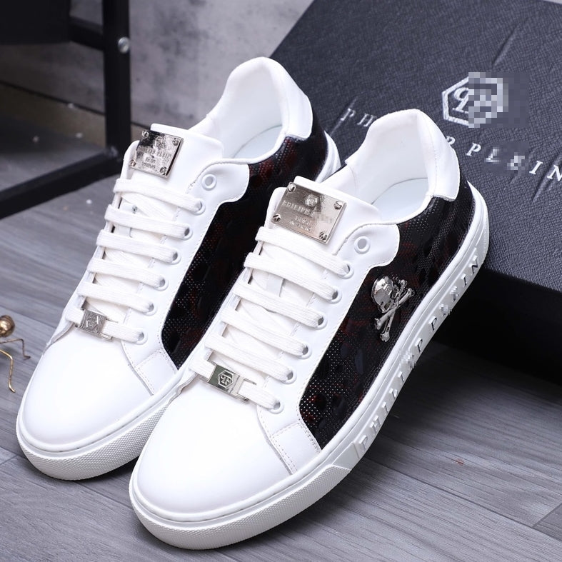 PP Men New Men's Skull Diamond Sneakers