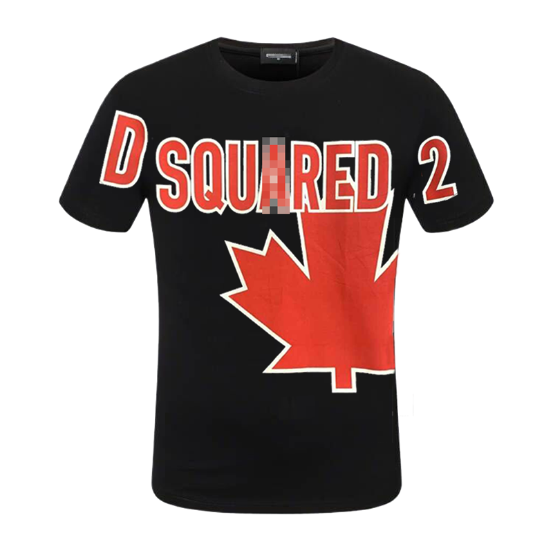 New-D2  Maple Leaf LOGO Cotton T-shirt