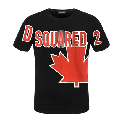 New-D2  Maple Leaf LOGO Cotton T-shirt