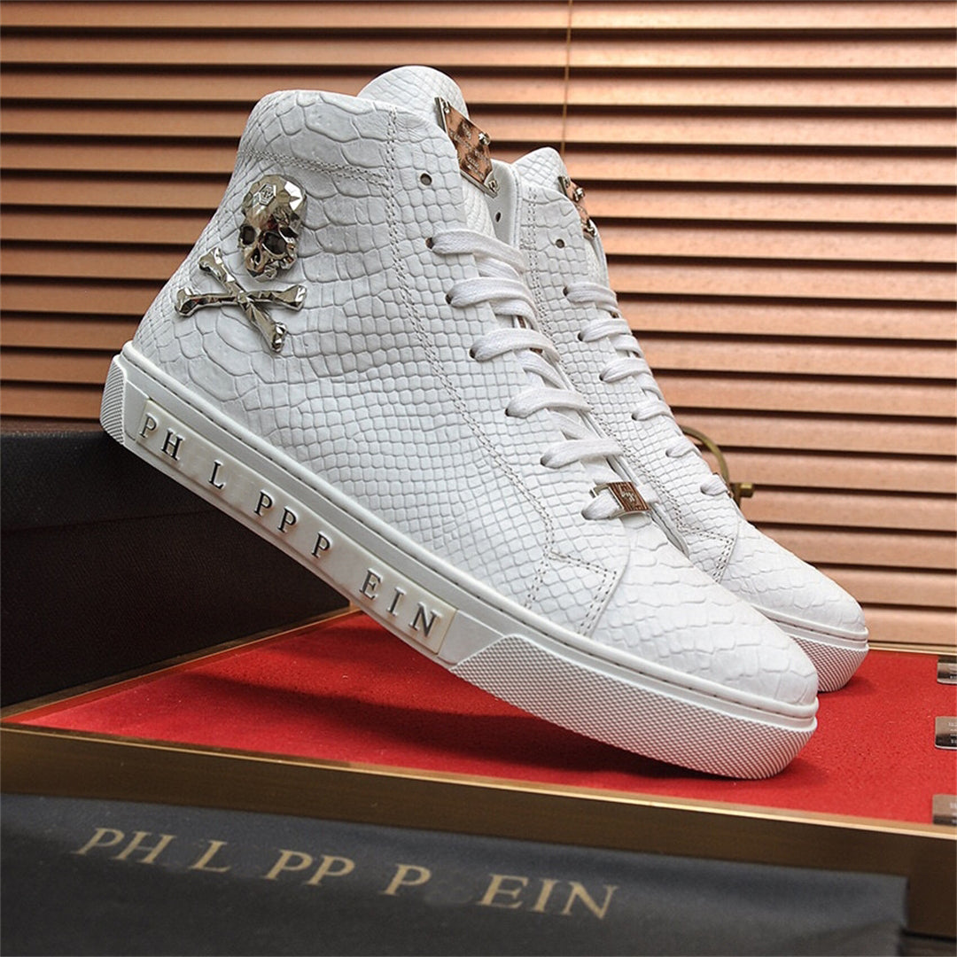 PP New Men's high-top leather Sneakers