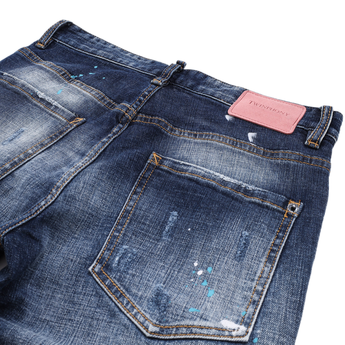 SOLA-DSQ2 Hole Process Jeans 