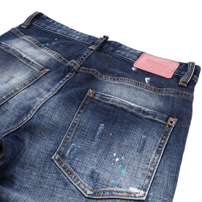 SOLA-DSQ2 Hole Process  Jeans